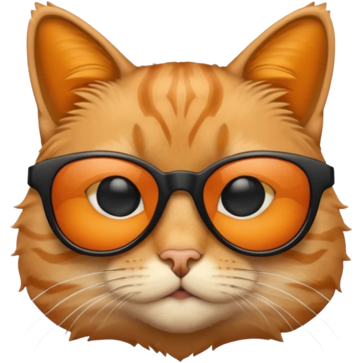 Cat wearing sunglasses emoji