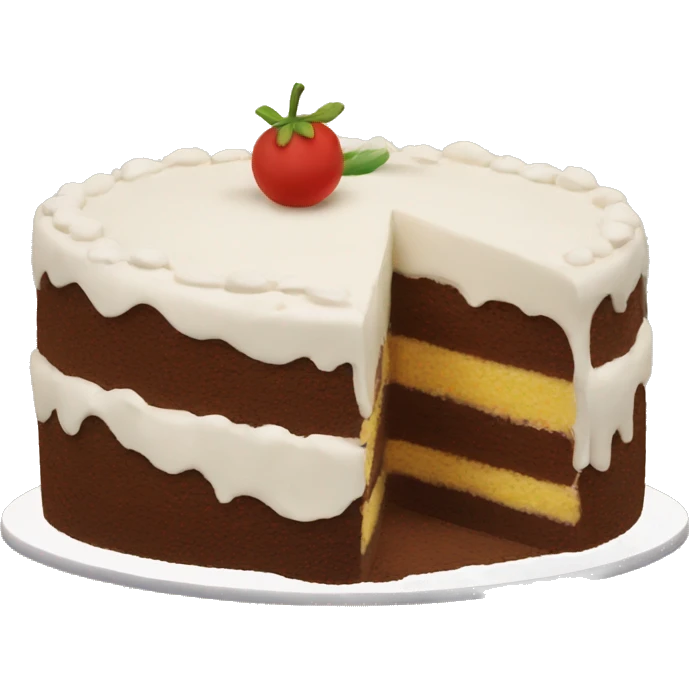 Cake with a tejas name on it emoji