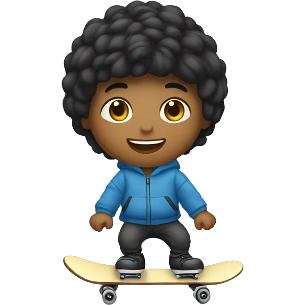 Un cokookie qui fait du skate emoji