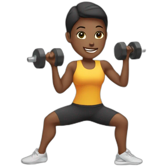 Healthy workout emoji