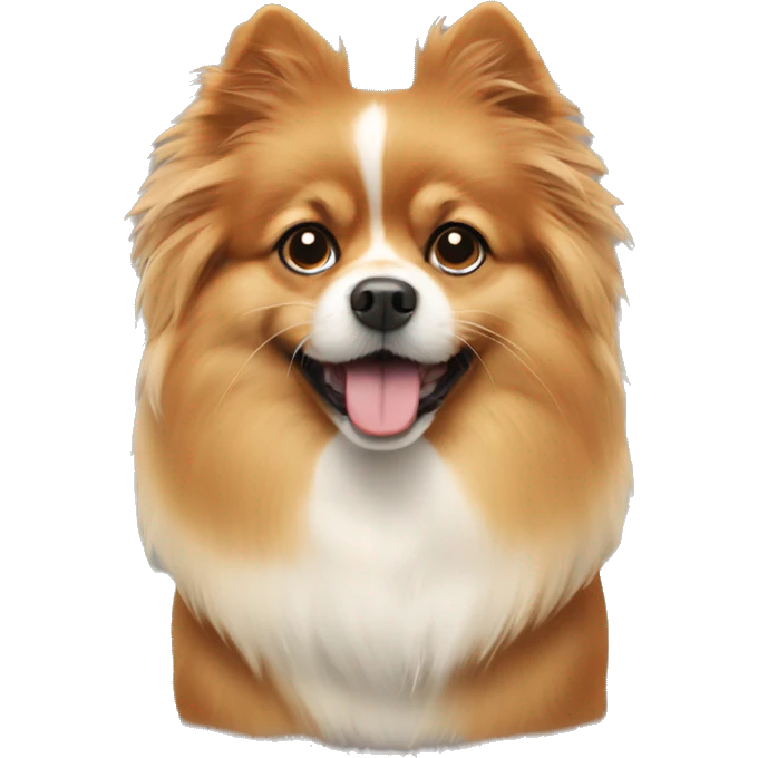 Pommeranian dog emoji