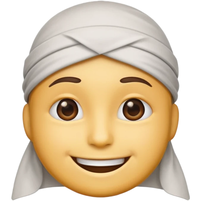 Emoji with Muslim cap emoji