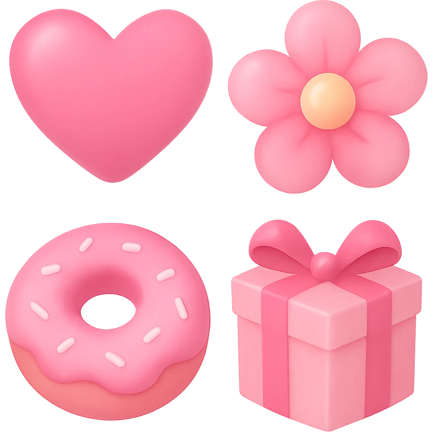 pink theme, no background emoji
