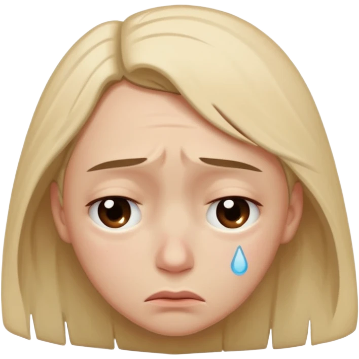 scammed person sad emoji