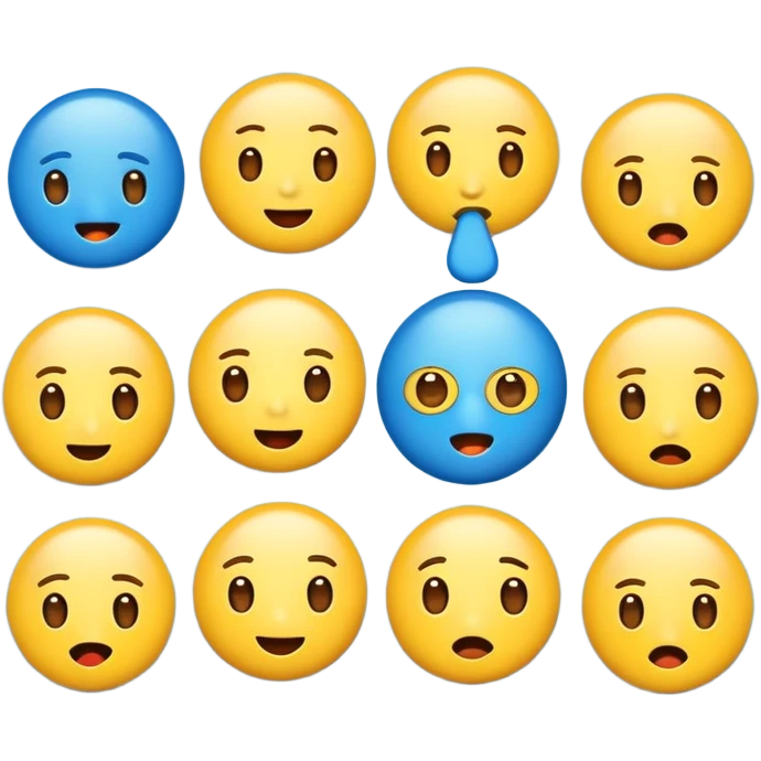 create funny emojis for bluechemGROUP emoji