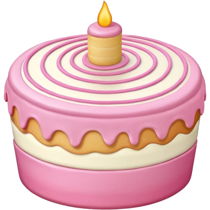 pink cake emoji
