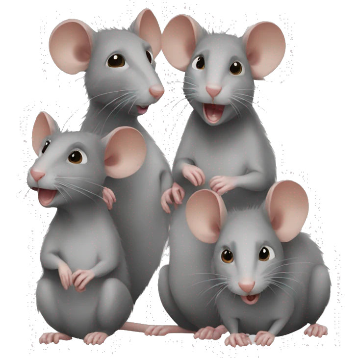 four rats emoji