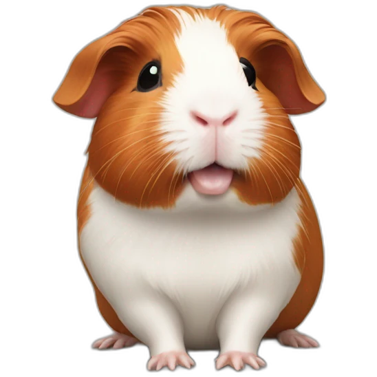 Guinea pig red emoji