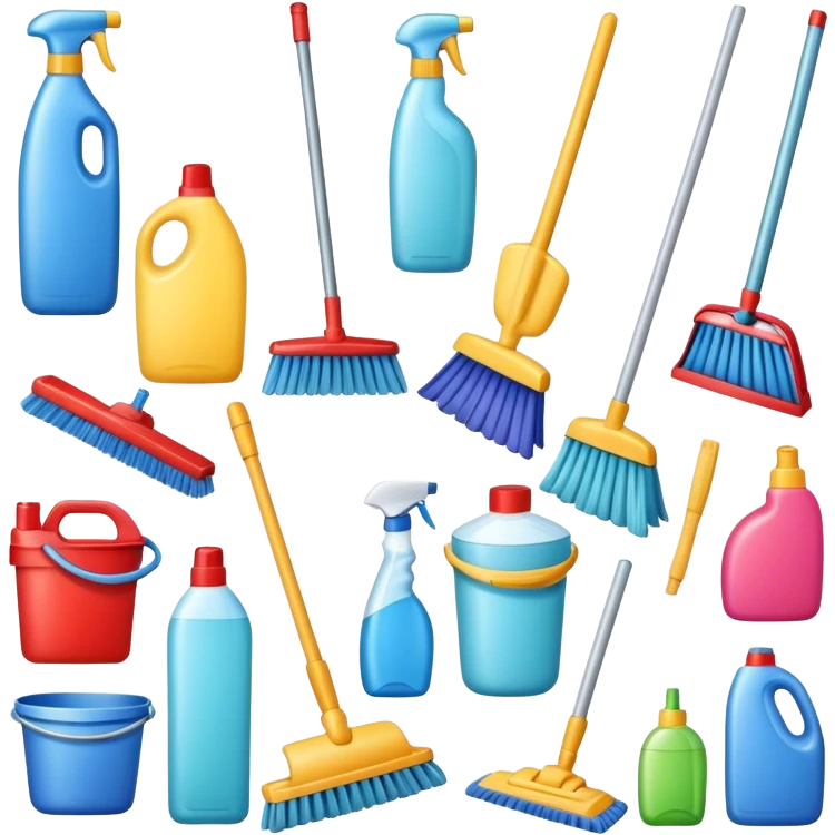 Buy me cleaning supplies  emoji