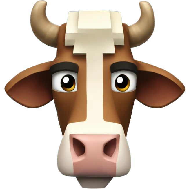 Cow from Minecraft SS emoji