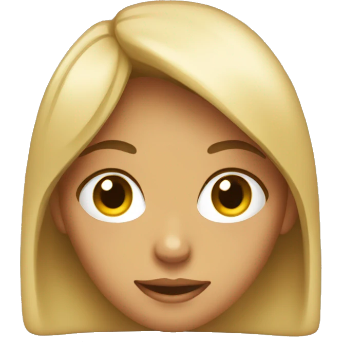 A girl sideyeing us emoji