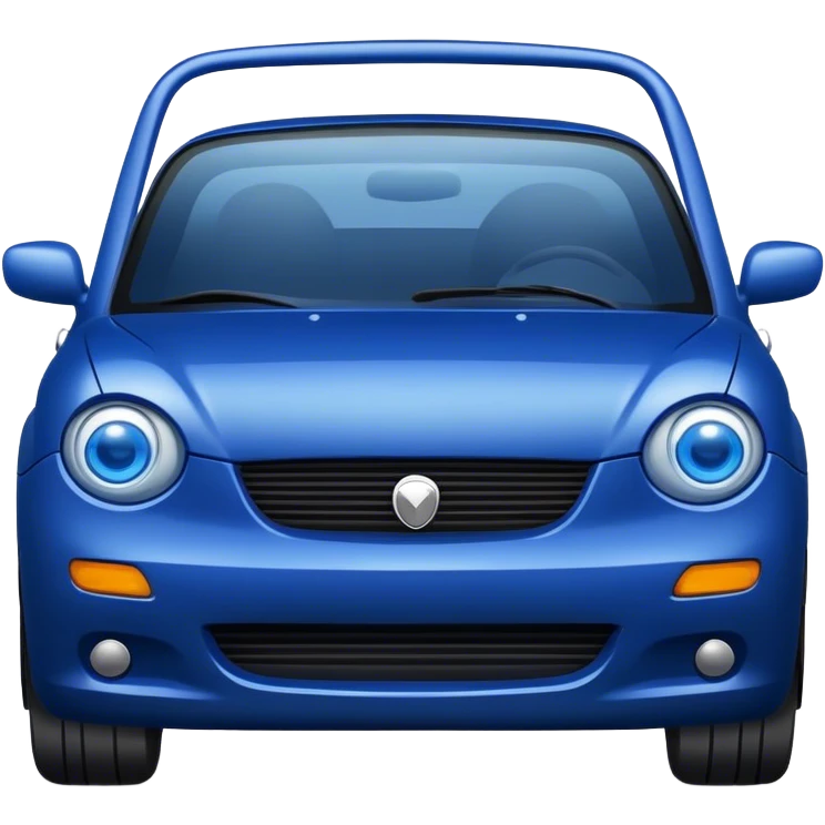 dark blue car emoji