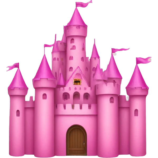 Pink castle  emoji