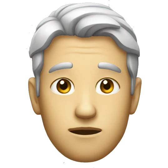 pensive head nod emoji