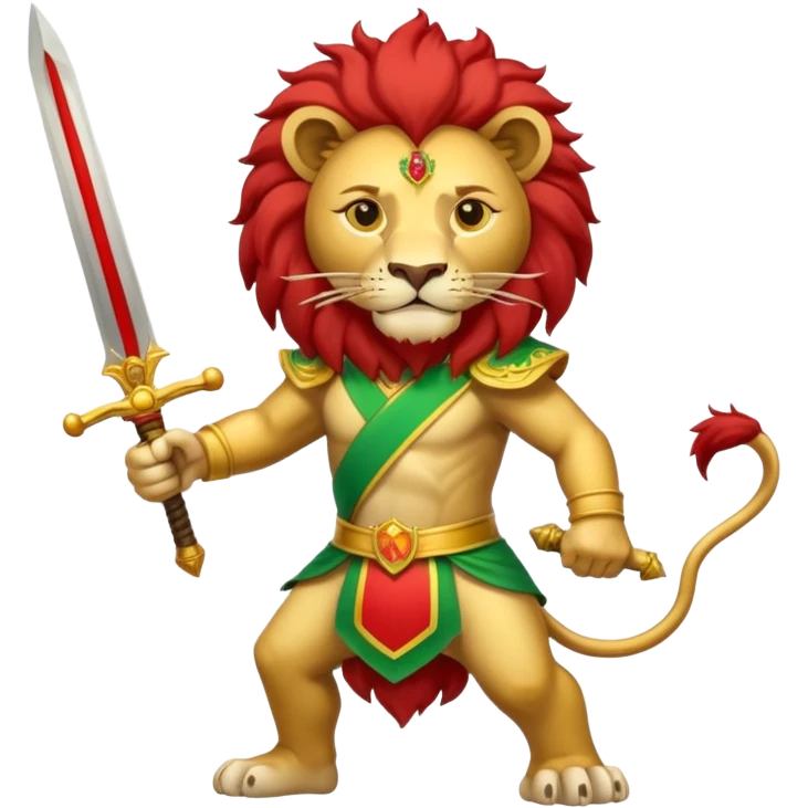 Lion and sun iran flag emoji