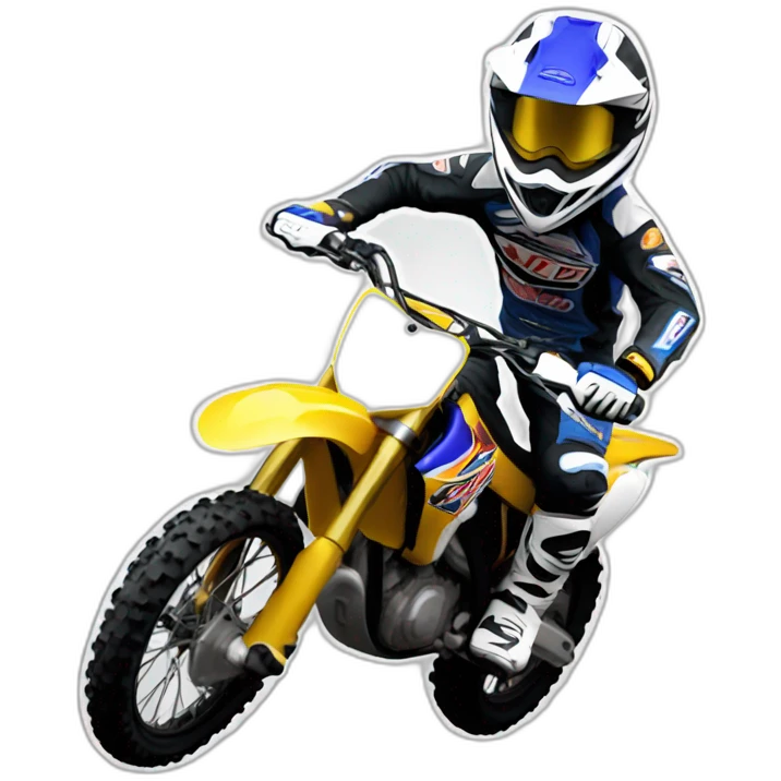 Moto cross emoji