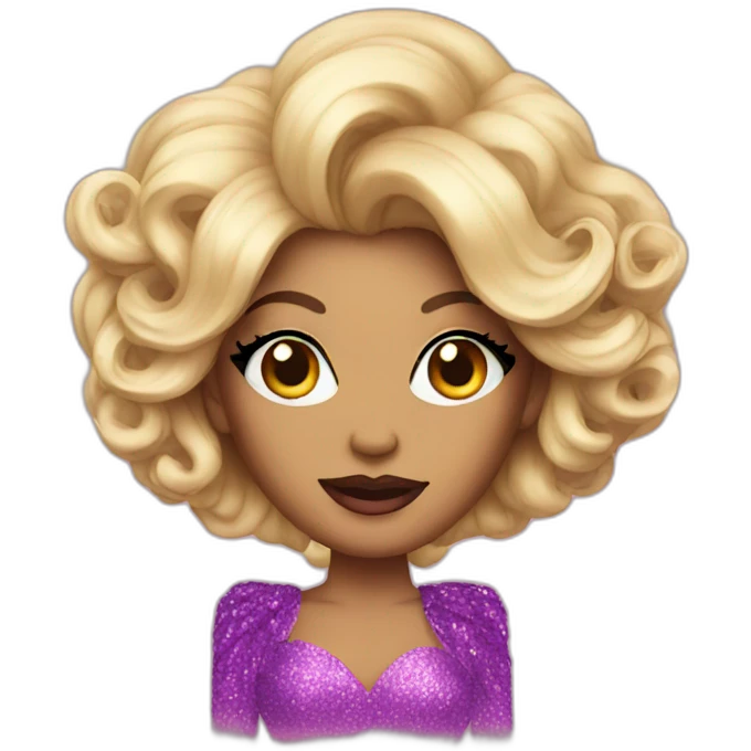 Drag queen emoji