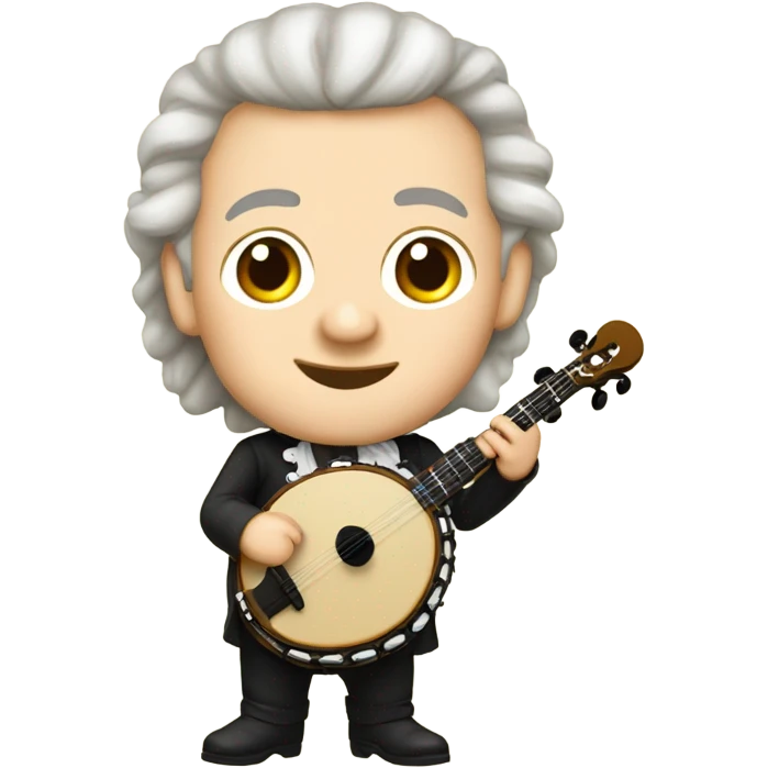 George Frideric Handel chibi banjo emoji