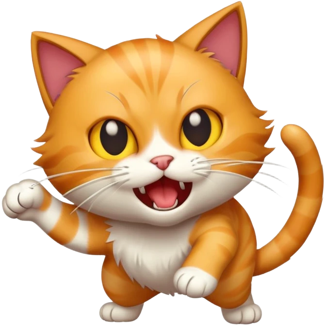 cat attack emoji
