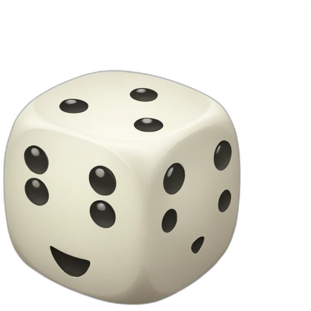 six face dice emoji