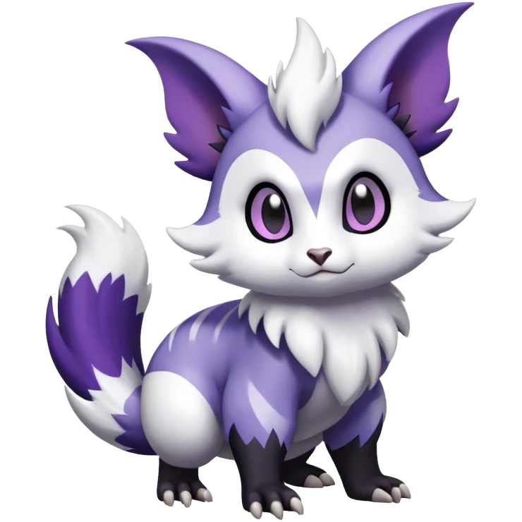 Shiny Furret-Absol-Noibat-Hybrid (Full body) emoji