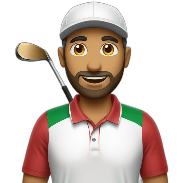 arabic golfer emoji