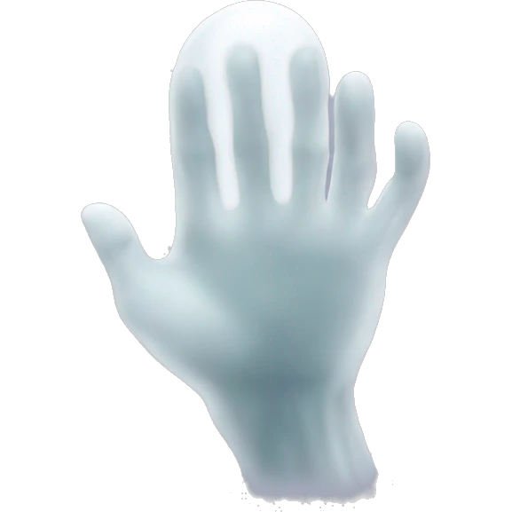 ghost hands emoji