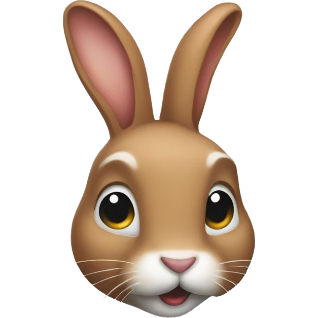 rabbit witgout tail emoji