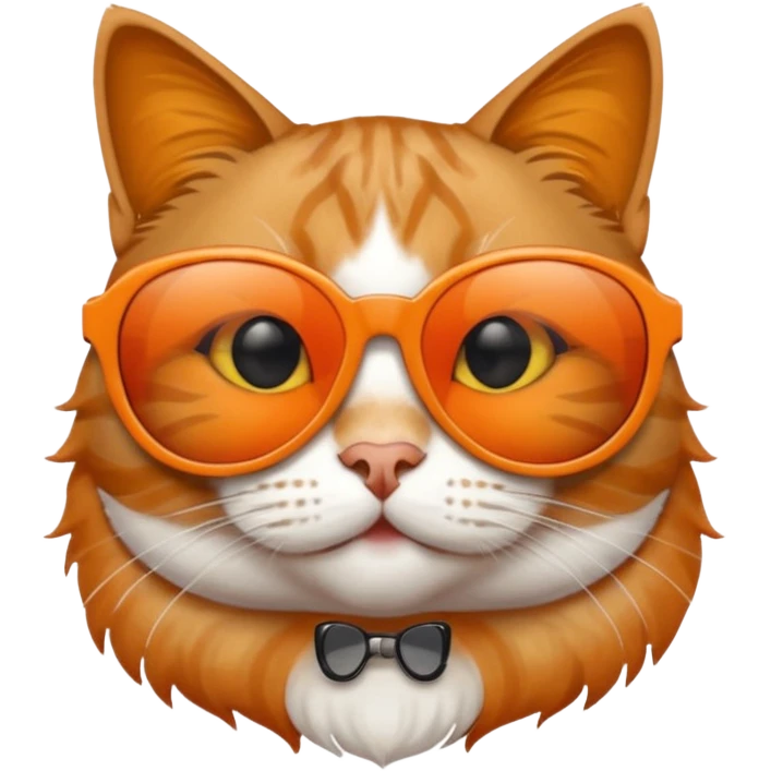 Cat wearing sunglasses emoji