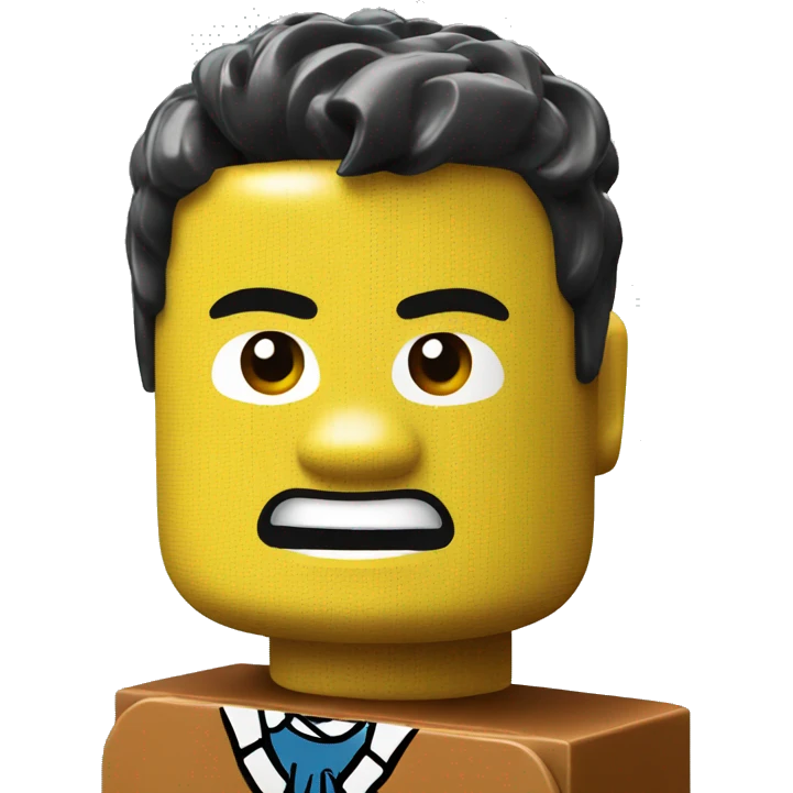 a lego block emoji