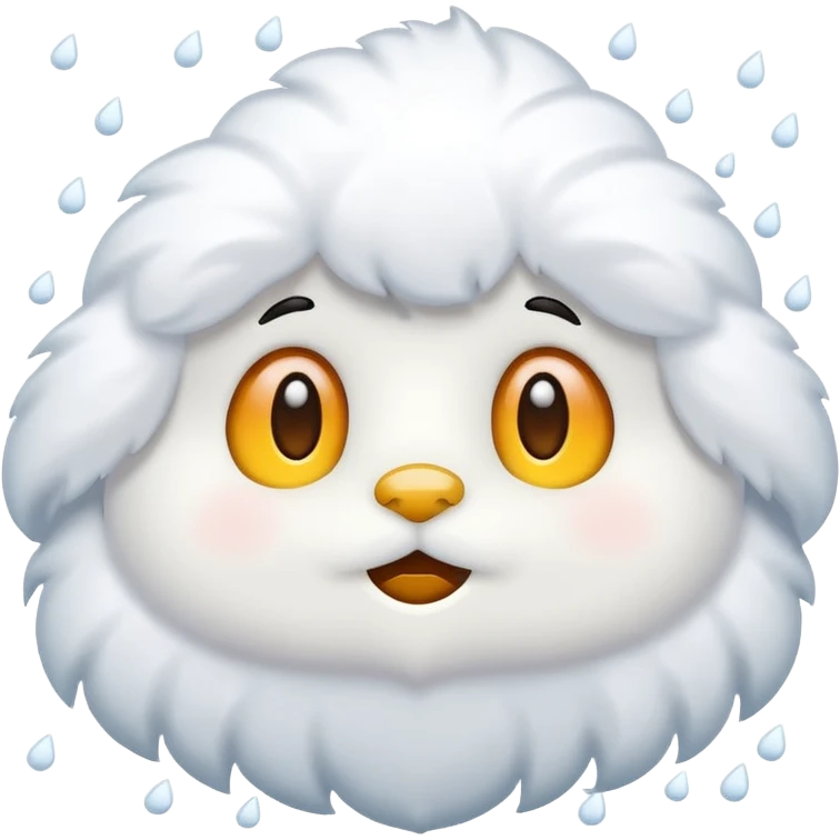 snow falling emoji
