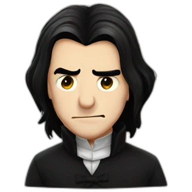 Snape disgust with arm crossed emoji