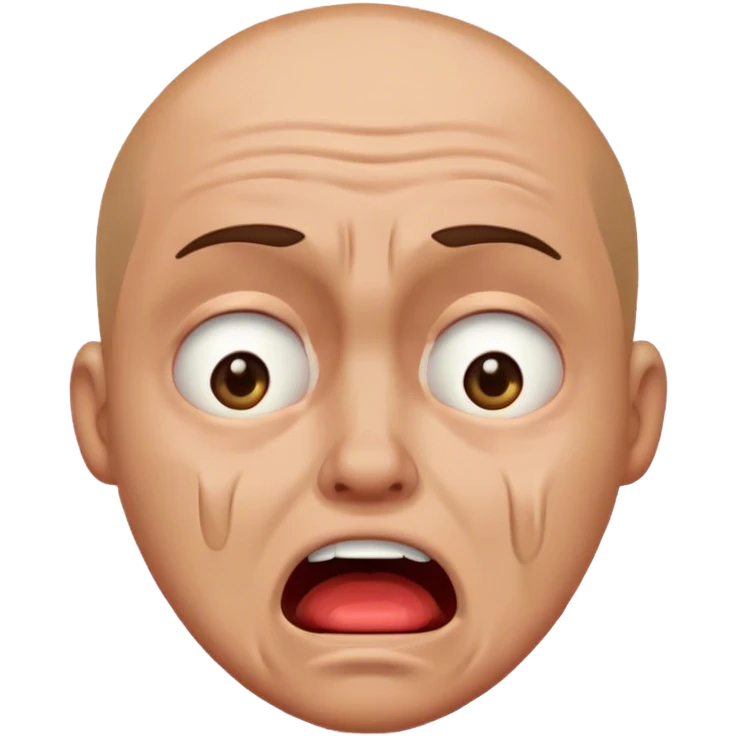 ugly cry scary emoji