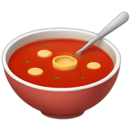 red soup emoji