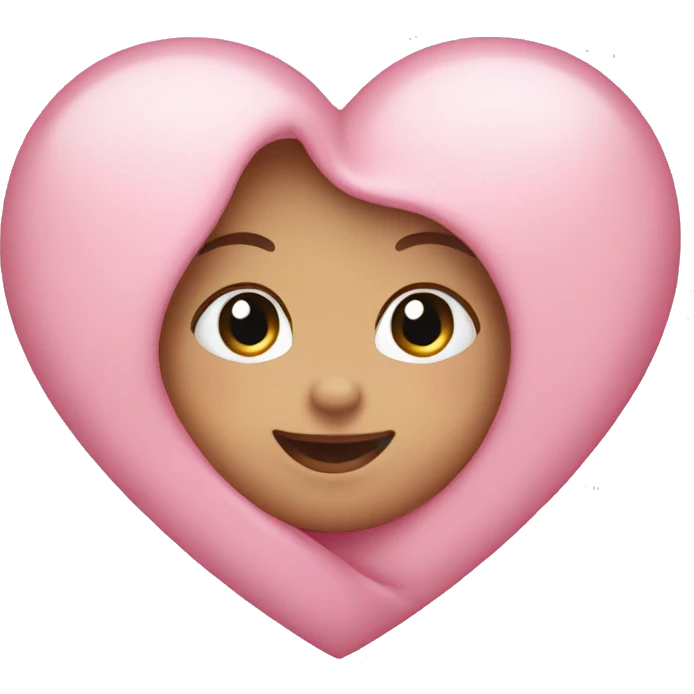 baby pink heart  emoji