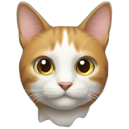 Cat - mathematician emoji