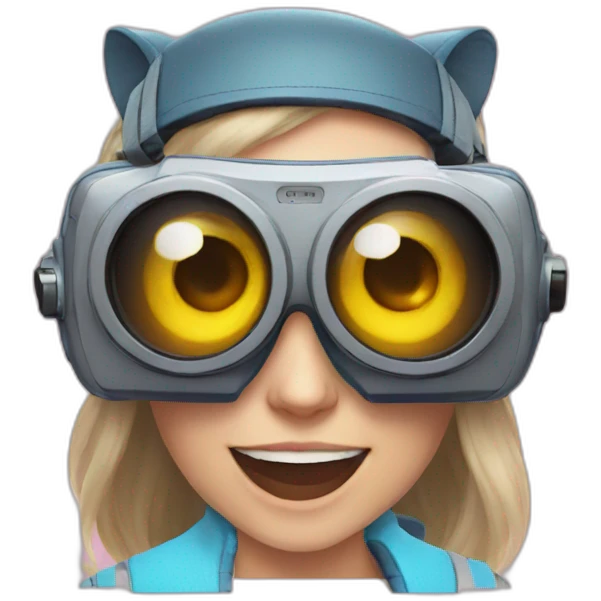 vr game eye hearts emoji