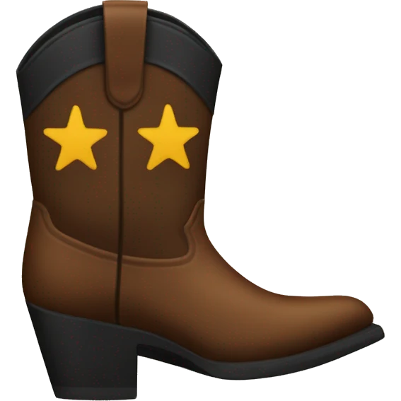Cowboys boots emoji