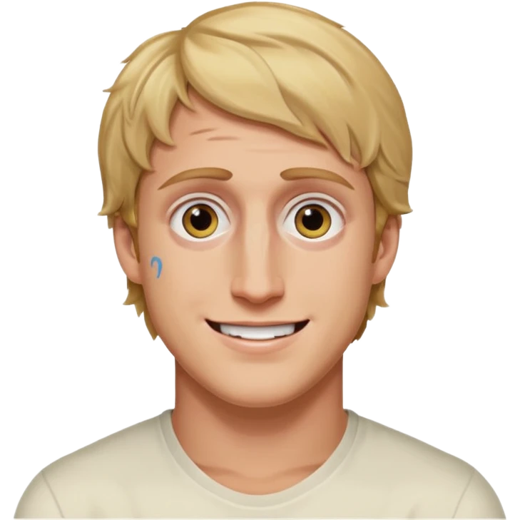 Logan Paul with Dead eyes smile emoji
