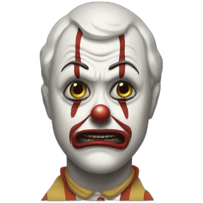 it clown horror movie emoji