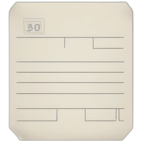 receipt blank emoji