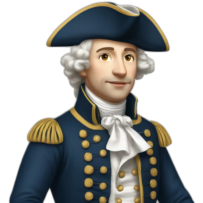 18th century sailor white emoji