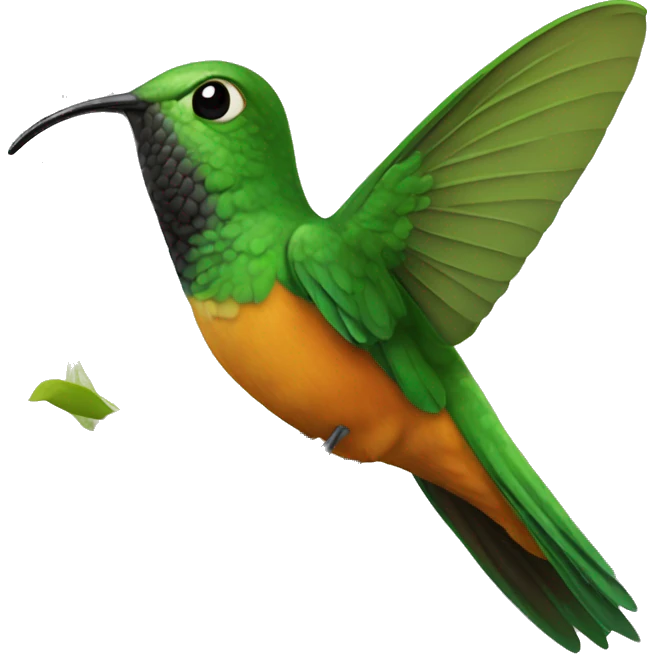 emoji de un colibrí  emoji