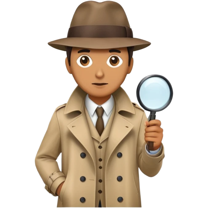 classic detective emoji