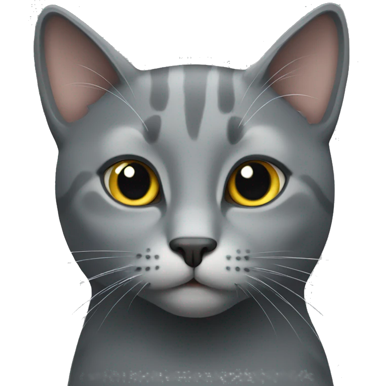 gray cat emoji