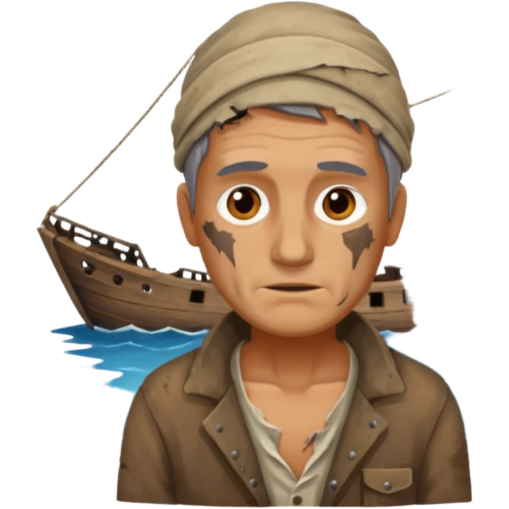 shipwreck survivor emoji