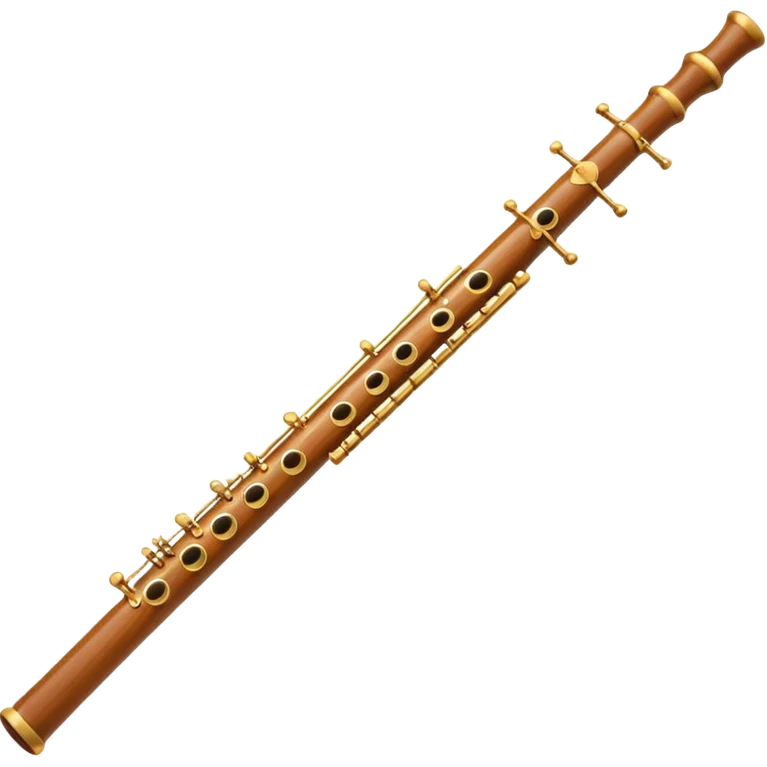 wooden flute emoji
