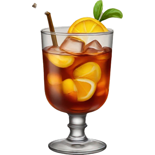 old fashioned drink emoji