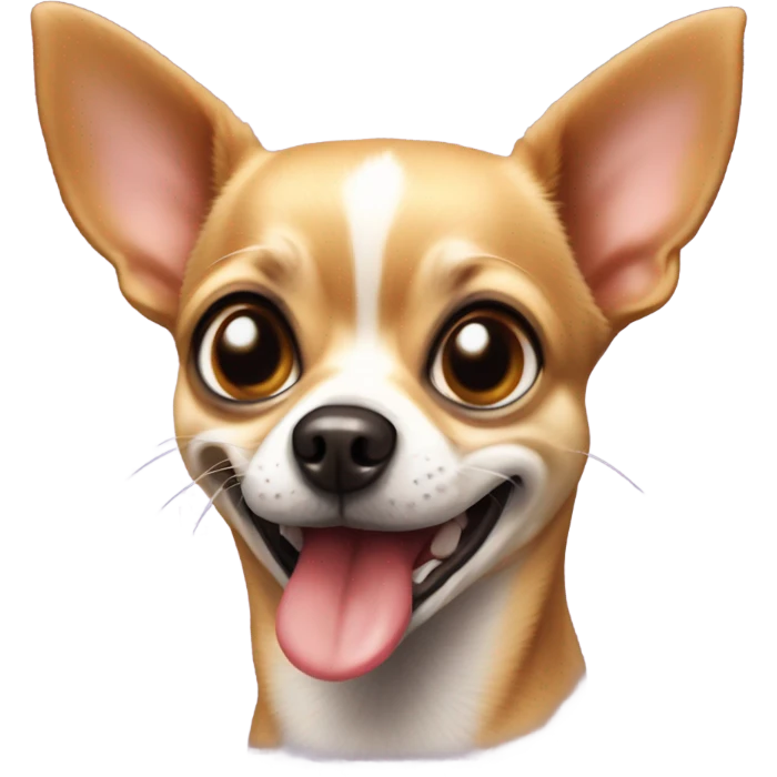 Chihuahua saying I love you  emoji