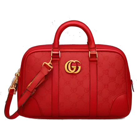 Gucci bag red emoji
